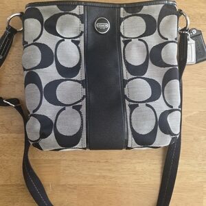Coach Black Signature Crossbody Bag